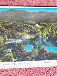 Carte postala, Baile Sovata - Lacul Ursu, 1928