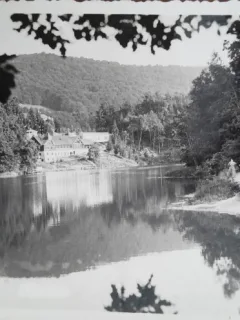 Carte postala, |Baile Sovata, Lacul Ursu, 1937