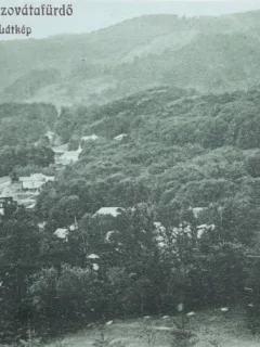 Carte postala, Baile Sovata, vedere generala, 1925