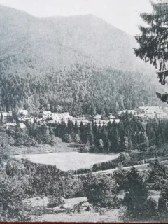 Carte postala, Baile Tusnad, vedere generala, 1925