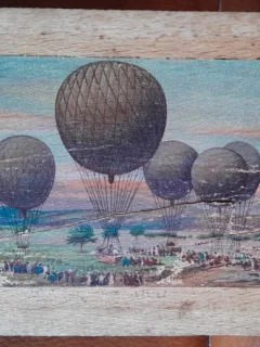 Carte postala, Baloane Captive, perioada interbelica