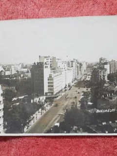 Carte postala, Bdul Bratianu Bucuresti, dupa cel de-al doilea raxboi mondial