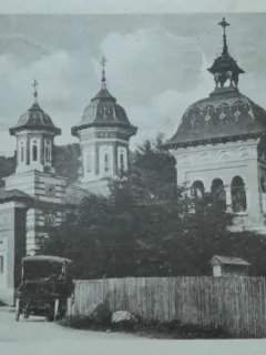 Carte postala, Biserica din Sinaia, 1928