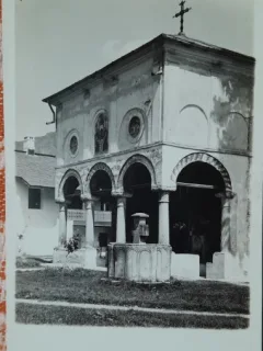 Carte postala, Biserica Manastirii Cozia, perioada interbelica