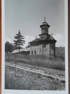 Carte postala, Biserica Veche, Manastirea Cozia, 1937