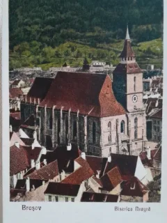 Carte postala, Bisericas Neagra, 1930