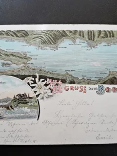 Carte postala, Bodensee, inceput de secol XX