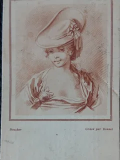 Carte Postala, Boucher-Grave par Bonnet, 1926