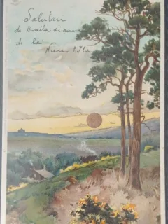 Carte postala, Braila, 1900