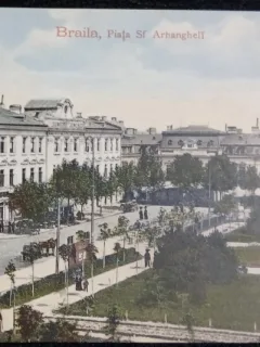 Carte Postala, Braila, Piata Sf. Arhangheli, 1915