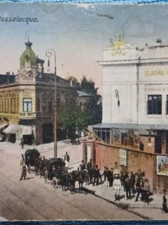 Carte postala, Braila, Teatru Passalacqua, 1908