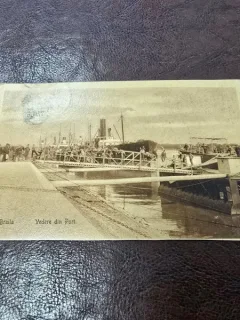 Carte Postala Braila vedere din Port, 1912