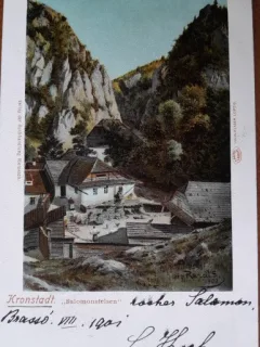 Carte postala, Brasov 1901