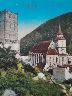 Carte postala, brasov, 1928