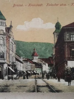 Carte postala, Brasov, Aleea Manastirei, perioada interbelica