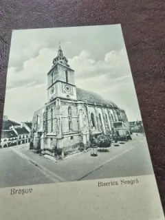 Carte Postala Brasov Biserica Neagra, 1927