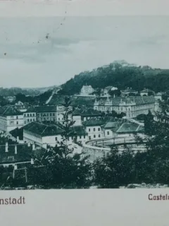 Carte postala, Brasov, castelul, 1930