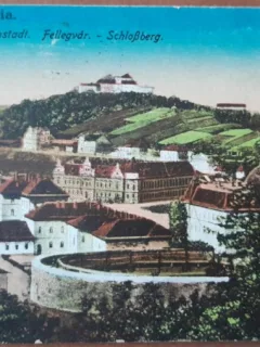 Carte postala, Brasov Cetatuia, 1924