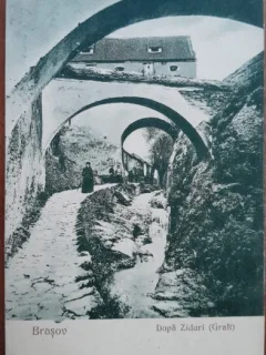 Carte postala, Brasov. Dupa Ziduri, perioada interbelica