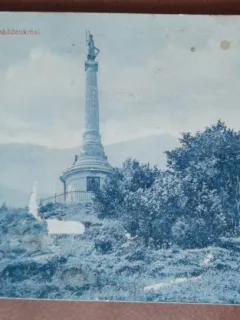 Carte postala, Brasov, Monumentul lui Arpad  (Monumentul "Millenium"), 1909