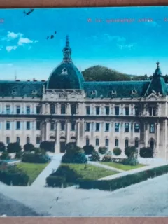 Carte postala, Brasov, Palatul de Justitie, 1921