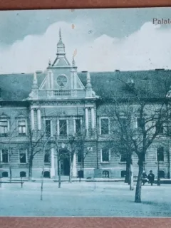 Carte postala, Brasov, Palatul Financiar, 1927