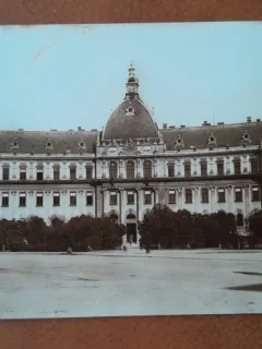 Carte postala, Brasov Palatul Justitiei, perioada interbelica