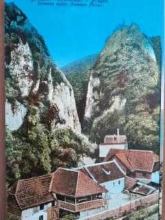 Carte postala, Brasov, Pietrele lui Solomon, perioada interbelica