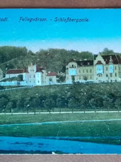 Carte postala, Brasov, promenada cetatii, 1921