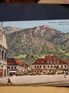 Carte Postala - Brasov. Vedere din piata