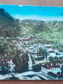 Carte postala, Brasov vedere general, perioada interbelica