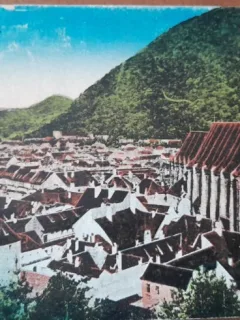 Carte postala, Brasov vedere generala, 1910