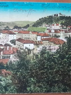 Carte postala, Brasov vedere generala, 1925