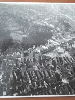 Carte postala, Brasov, vedere generala, 1926