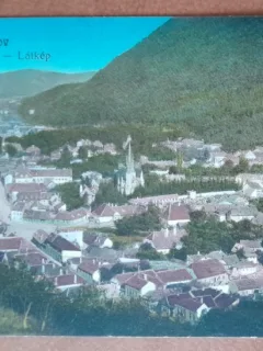 Carte postala, Brasov vedere generala, 1927
