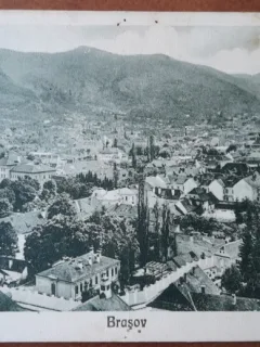 Carte postala, Brasov vedere generala, 1930