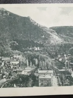 Carte postala, Brasov, vedere generala, 1931