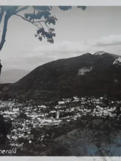 Carte postala, Brasov, vedere generala, 1933