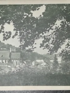 Carte postala, Brasov, vedere generala, 1934