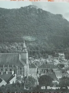 Carte postala, Brasov, vedere generala, 1938