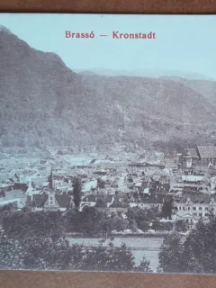 Carte postala, Brasov vedere generala, perioada interbelica
