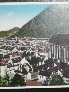 Carte postala, Brasov vedere generala, perioada interbelica