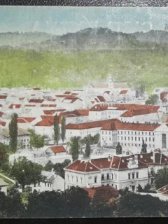 Carte postala, Brasov, vedere generala, perioada interbelica