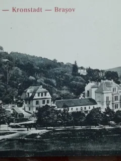 Carte postala, Brasov, vedere generala, perioada interbelica