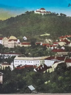 Carte postala, Brasov, vedere generala, perioada interbelica