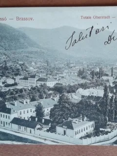 Carte postala, Brasov vedere generala1906