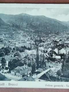 Carte postala, Brasov vedere generala,1930