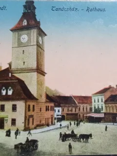Carte postala - Brasso (Brasov): Primaria