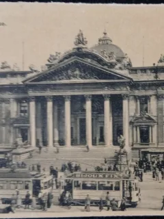 Carte Postala, Bruxelles, Bursa, perioada interbelica