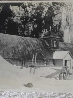 Carte postala, Bucegi, sectia alpina a Bucegilor, perioada interbelica